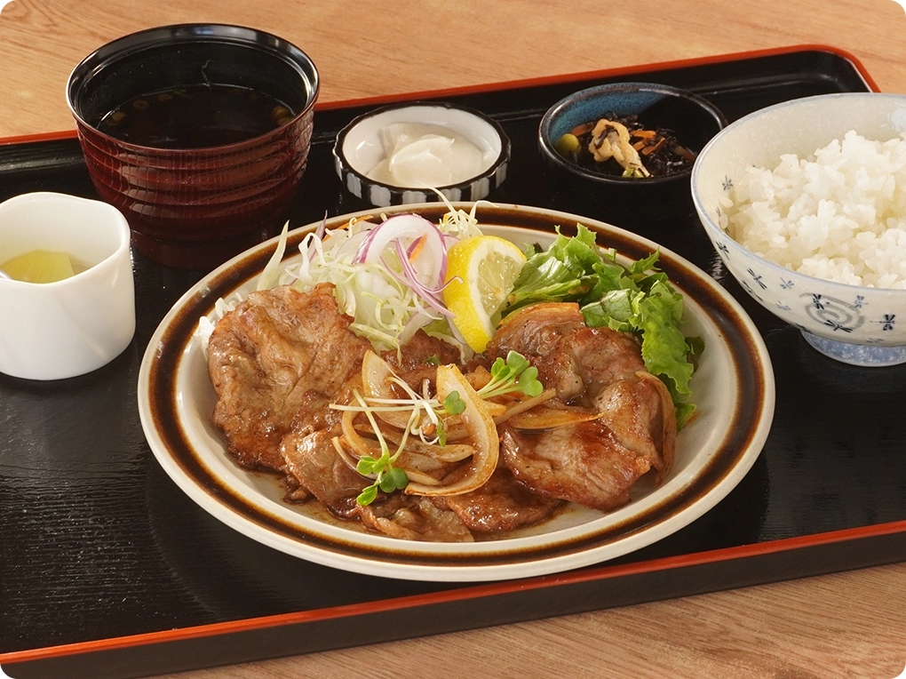 豚生姜焼き定食