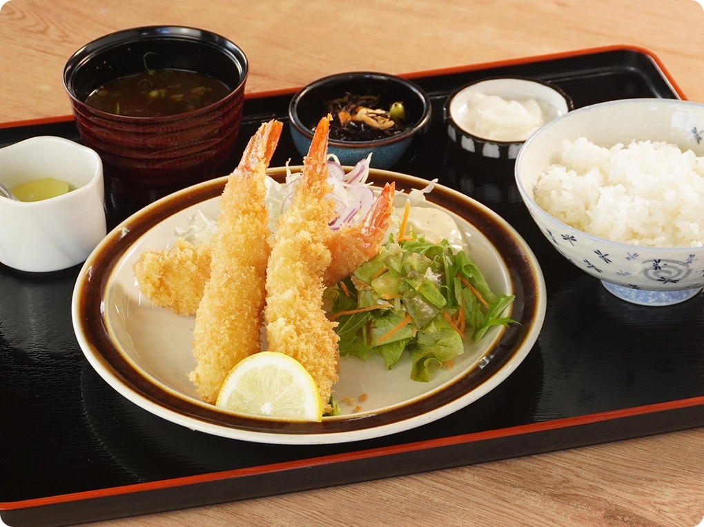 エビフライ定食